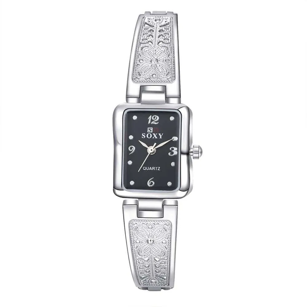 Elegant Floral Lace Bracelet Watches