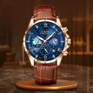 ELEGANT MOONPHASE WATCH | Timeless Lunar Elegance