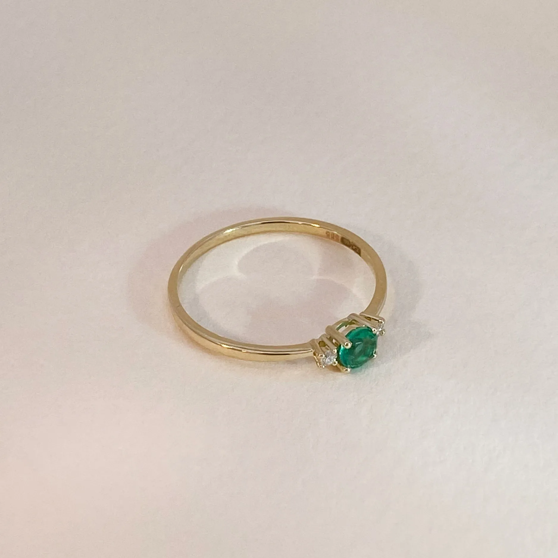 Emerald & Diamond Ring