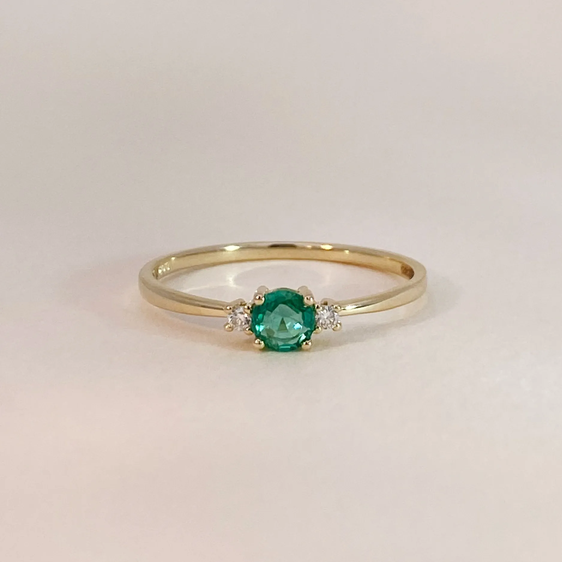 Emerald & Diamond Ring