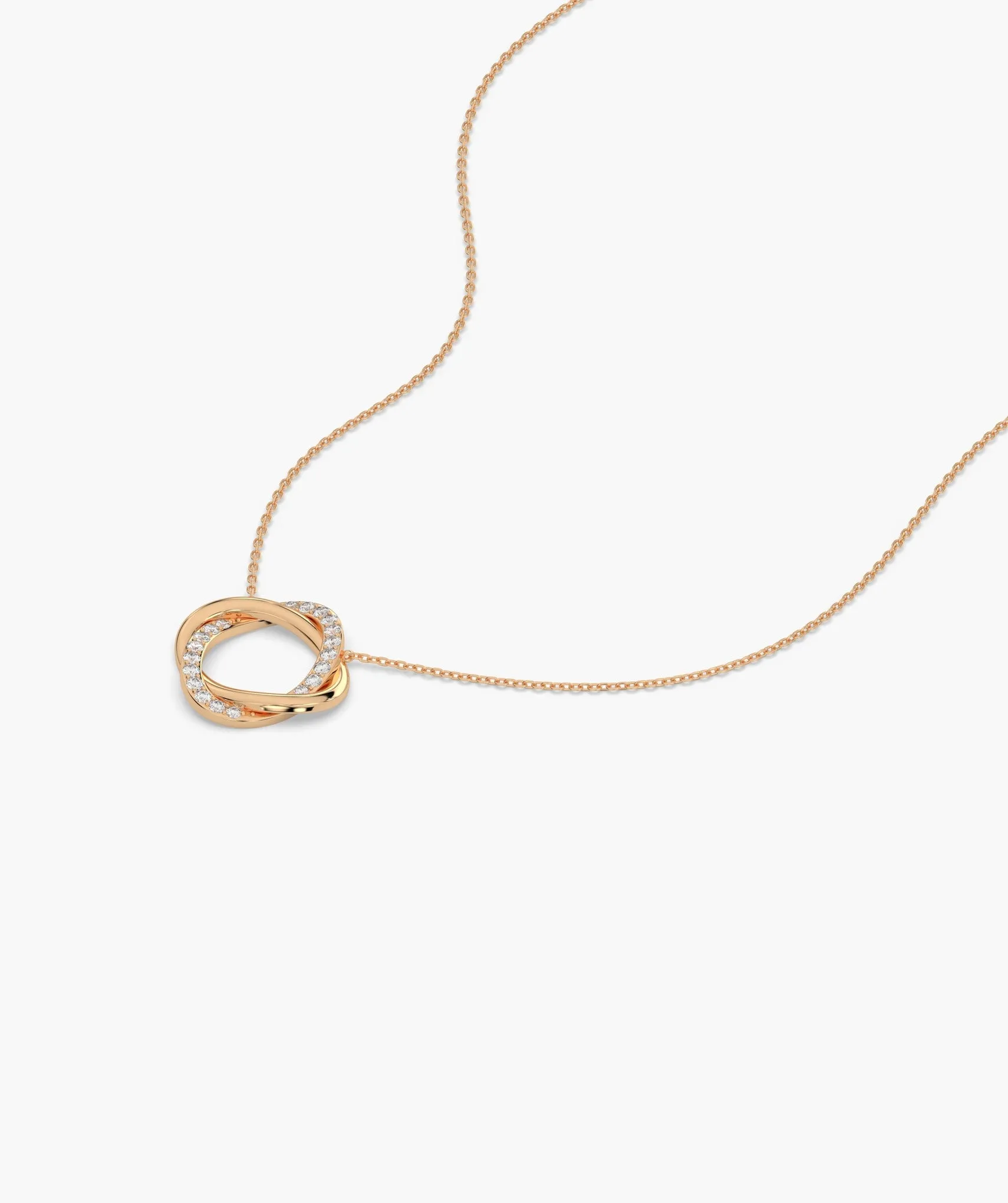Eternal Loop Diamond Necklace