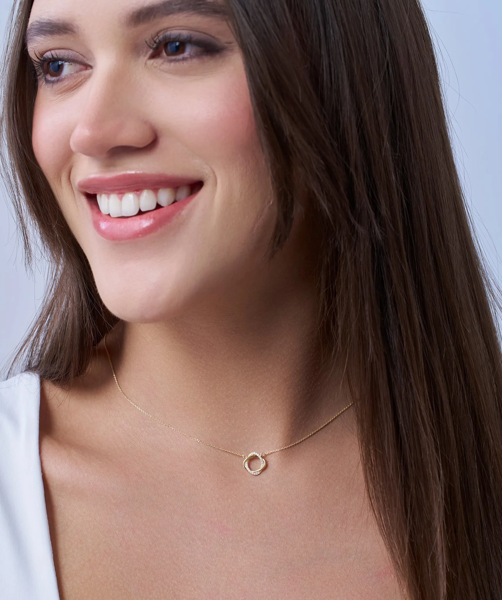 Eternal Loop Diamond Necklace