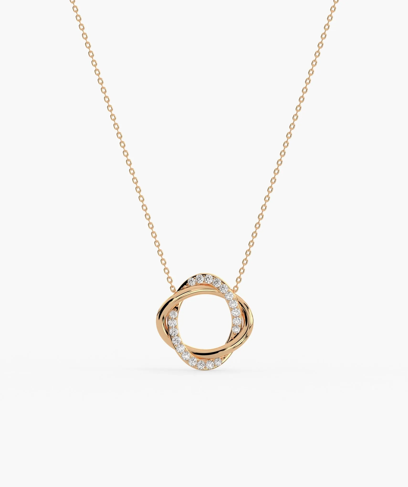 Eternal Loop Diamond Necklace
