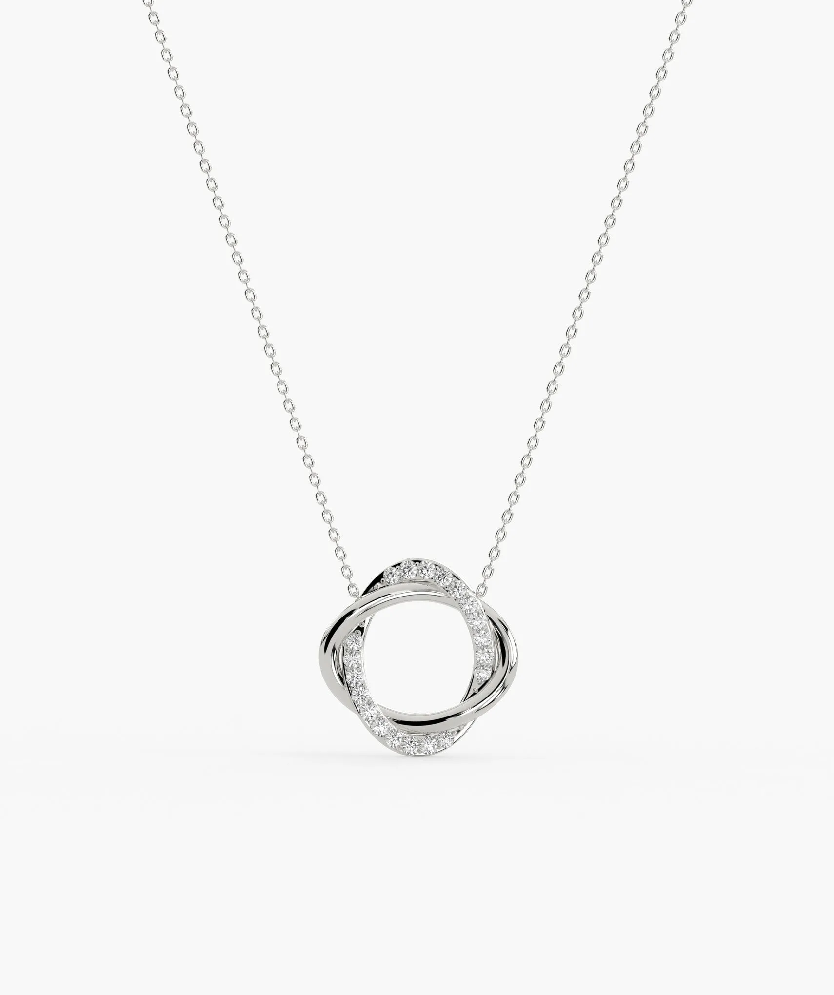Eternal Loop Diamond Necklace