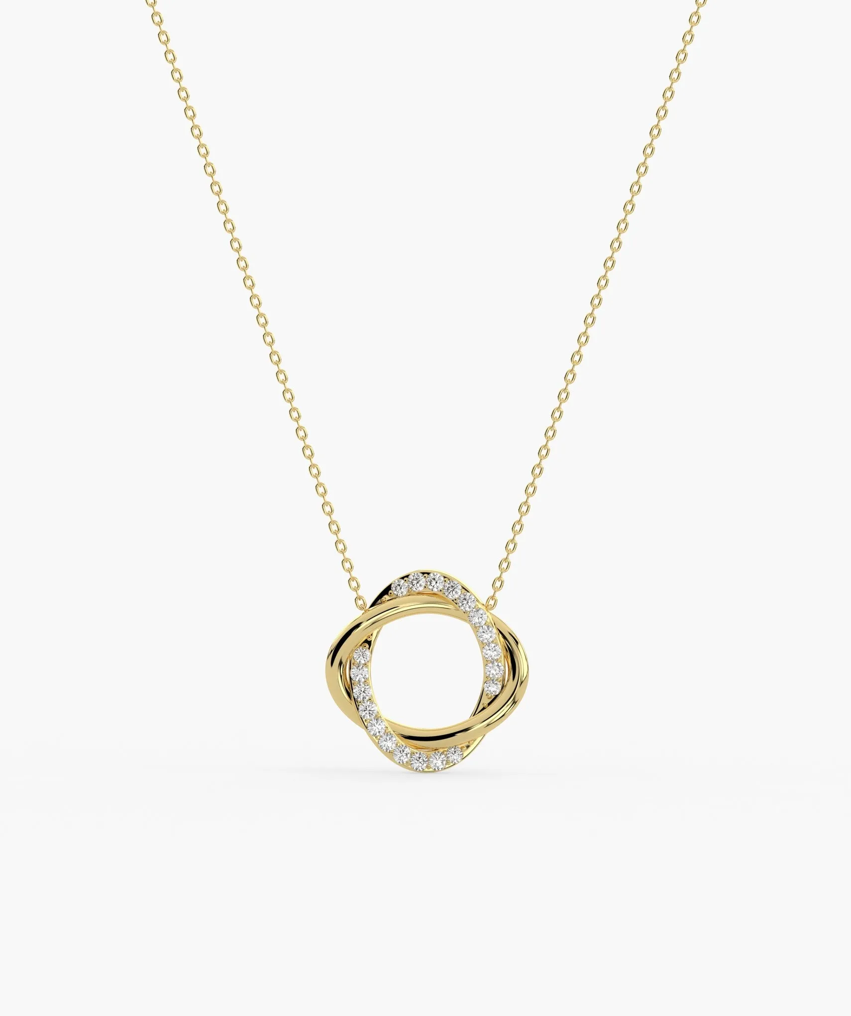 Eternal Loop Diamond Necklace