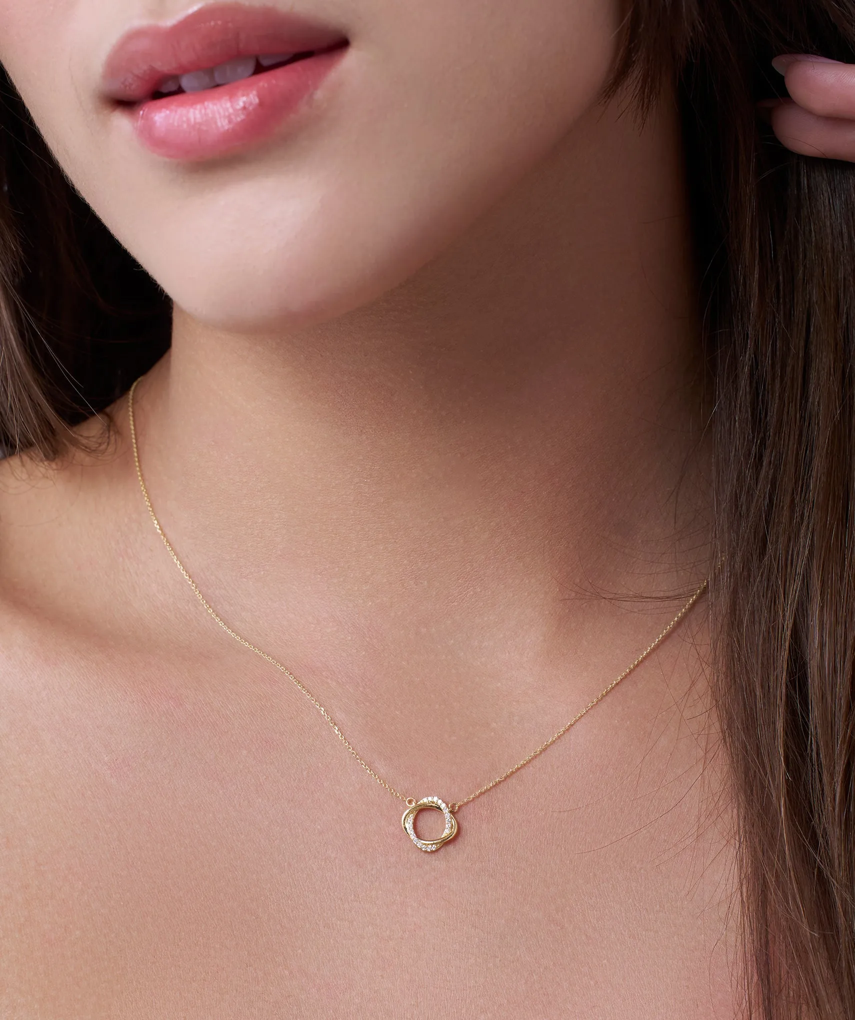 Eternal Loop Diamond Necklace