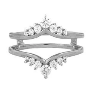 EternalDia 1/2CT T.W. Diamond 14kt White gold Insert Ring