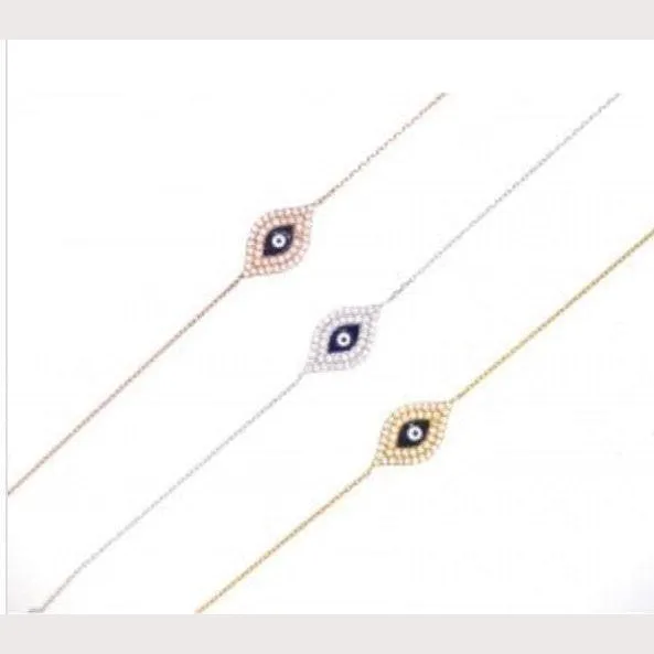 Evil Eye Enamel Bracelet