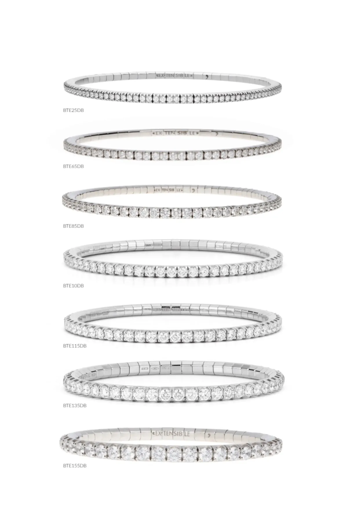Ex-Tensible™ Rose Gold Diamond Stretch Tennis Bracelet