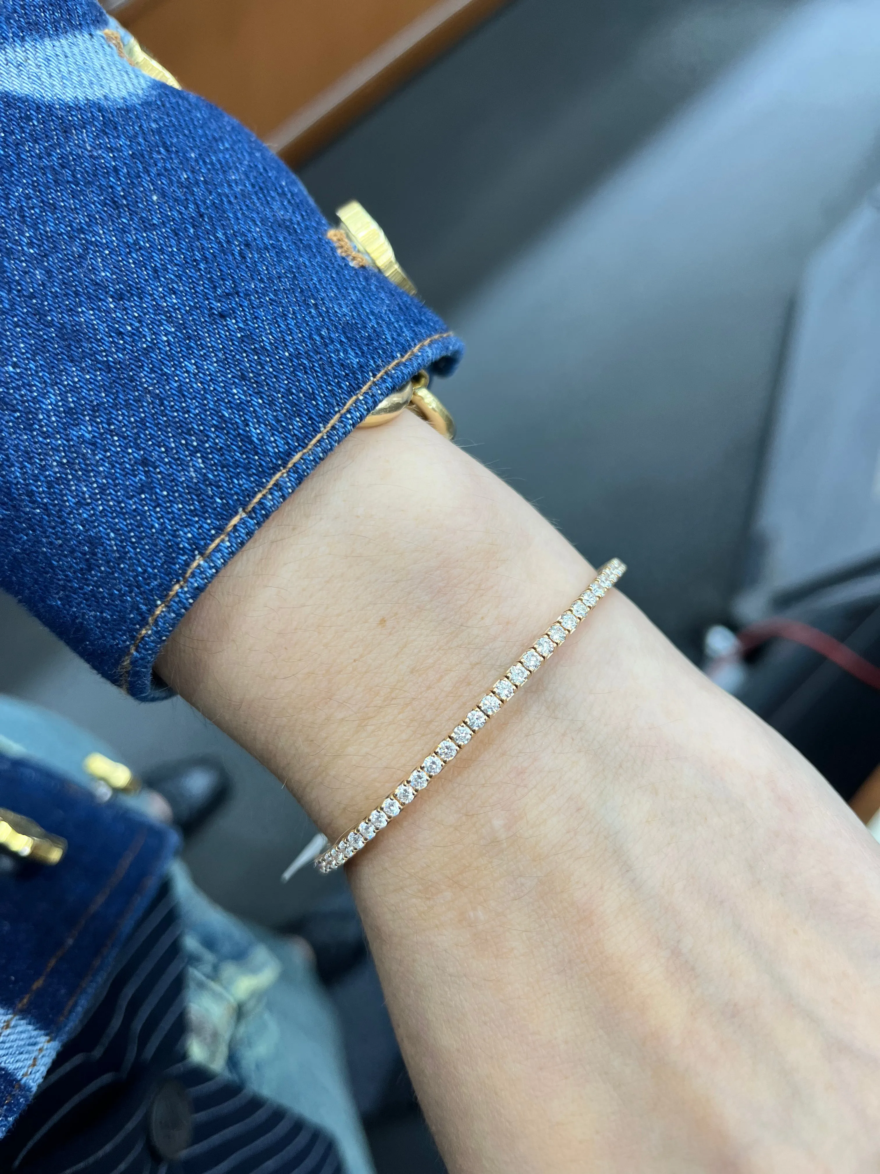 Ex-Tensible™ Rose Gold Diamond Stretch Tennis Bracelet