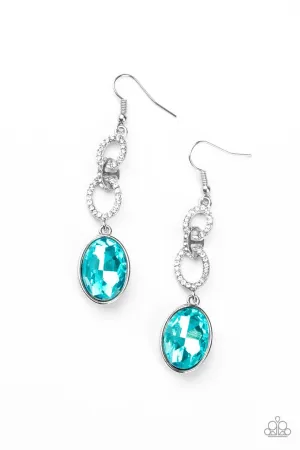 Extra Ice Queen Blue Paparazzi Earrings