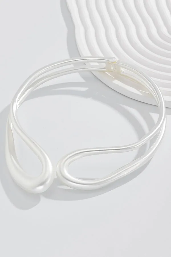 Fashion Alloy Twisted Double Layer Jewelry