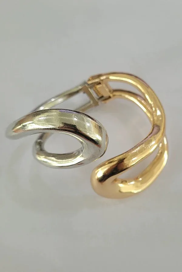 Fashion Alloy Twisted Double Layer Jewelry