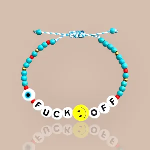 F*ck Off Beaded Bracelet