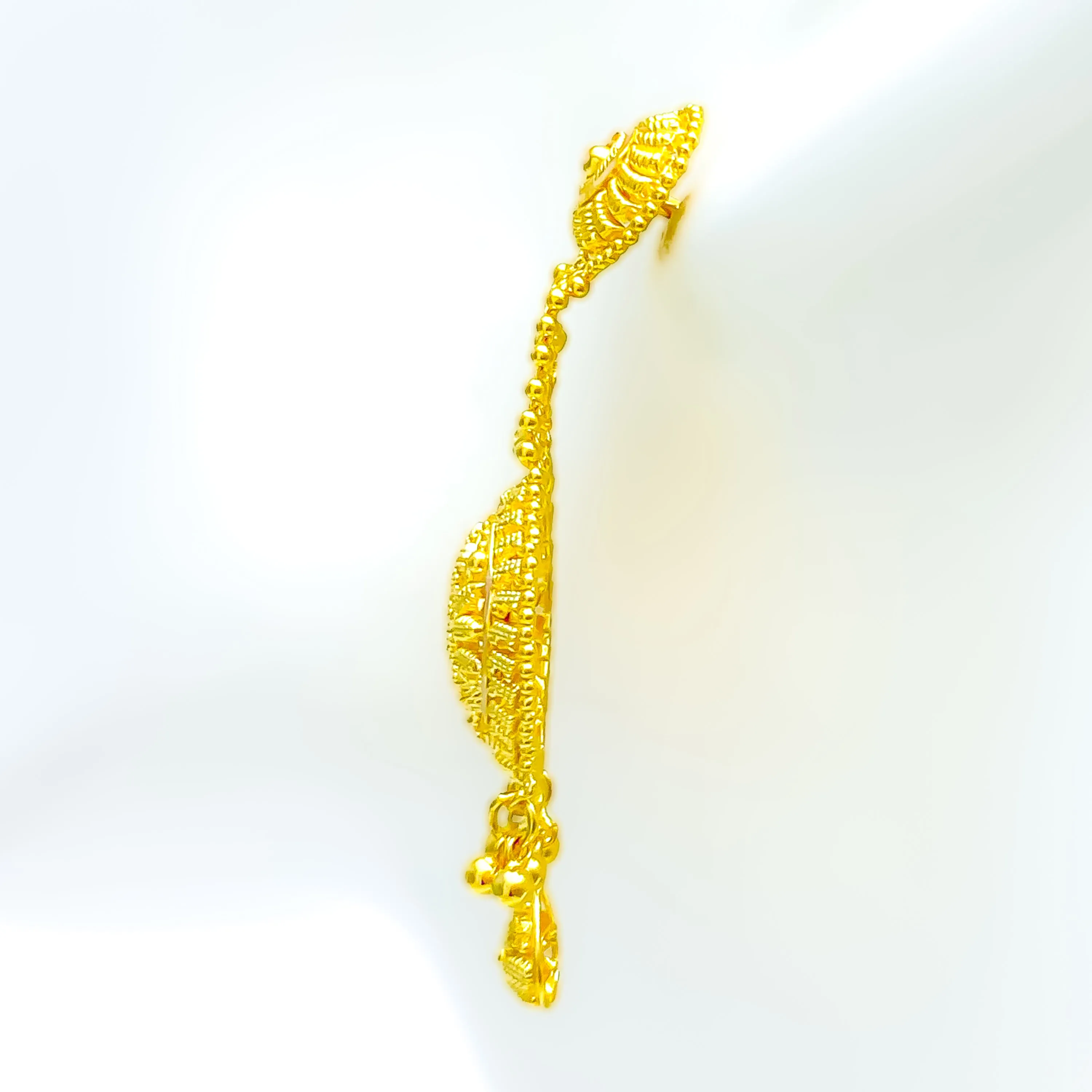 Fine Dazzling 22k Gold Earrings