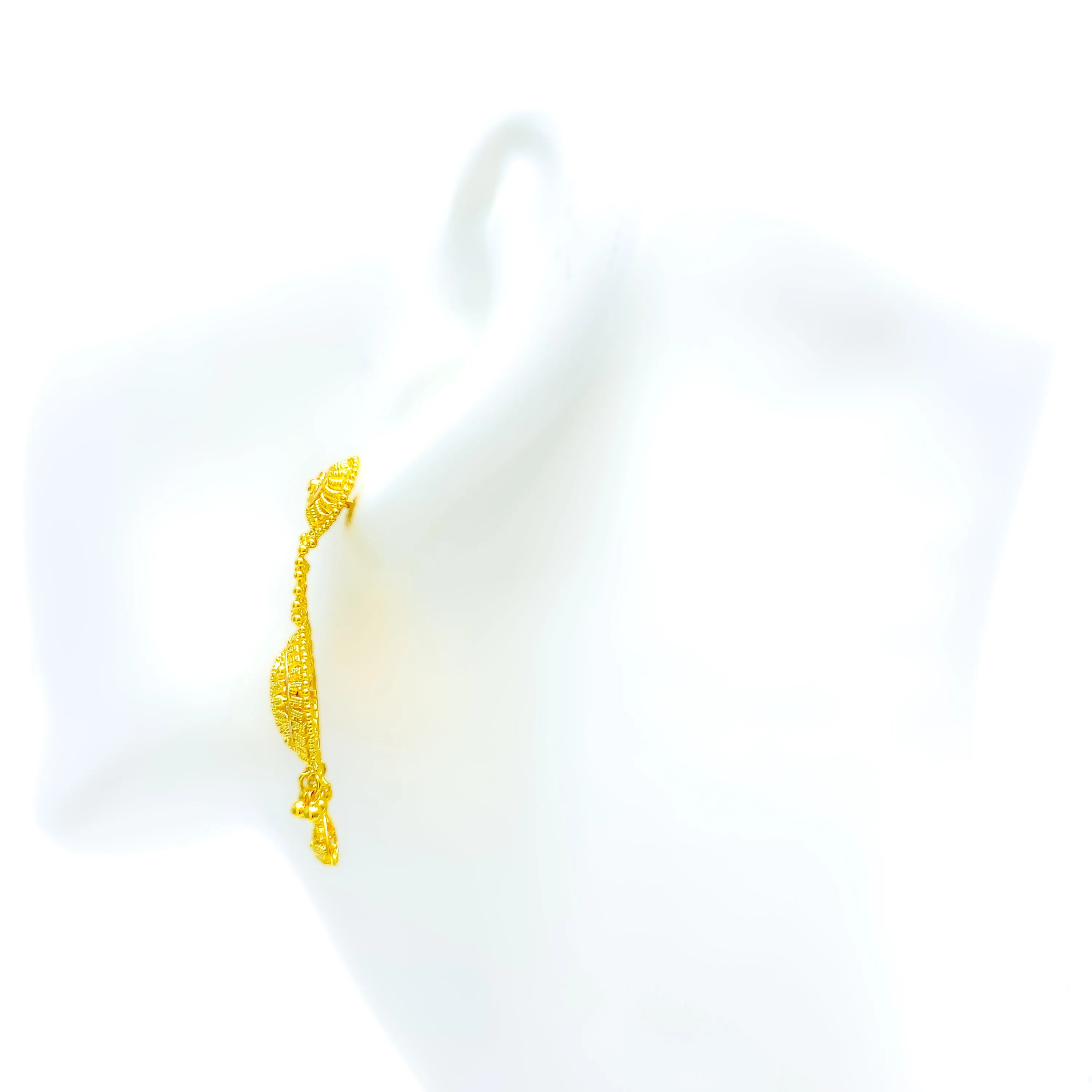 Fine Dazzling 22k Gold Earrings