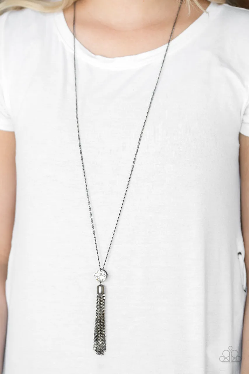 Five-Alarm FIREWORK Black Paparazzi Necklace