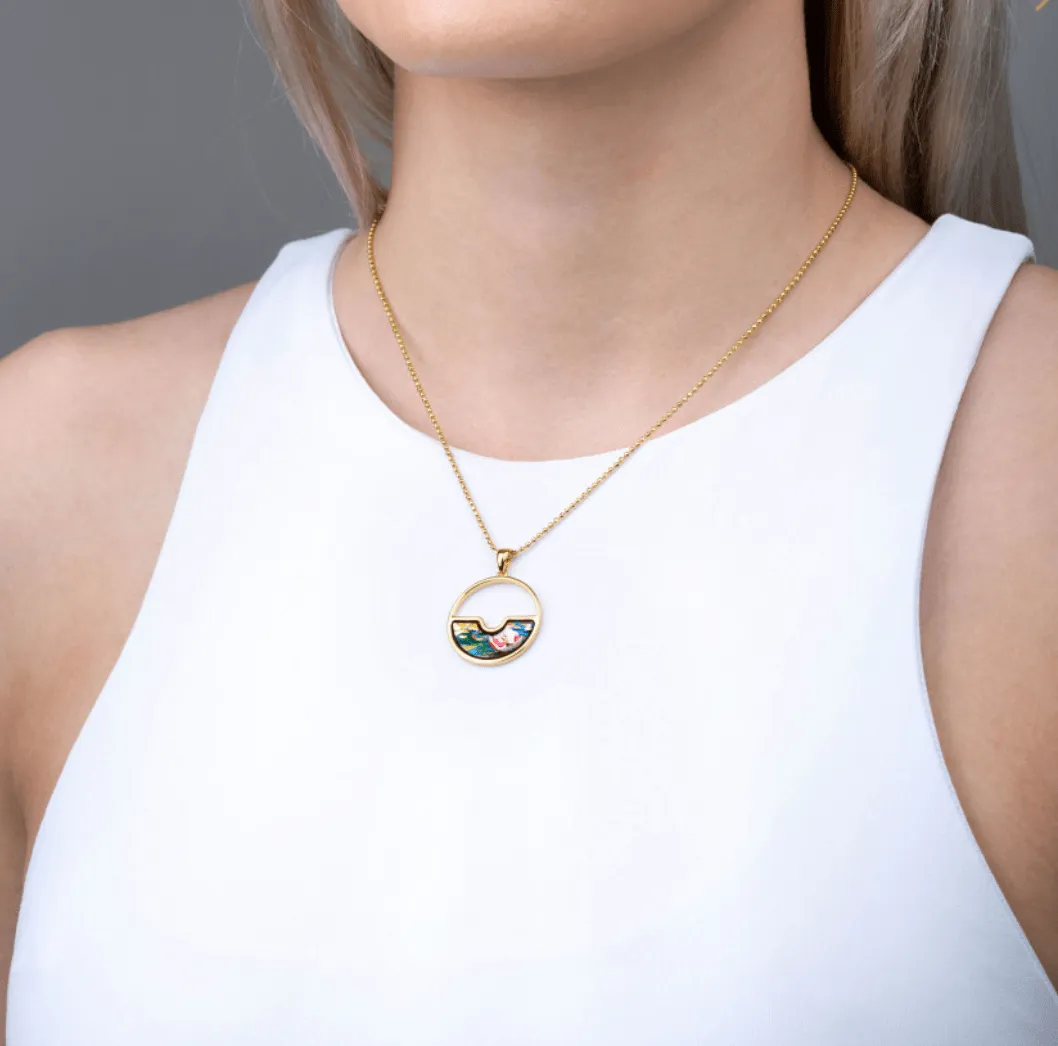 FreyWille Yellow Gold Monet Swing Pendant