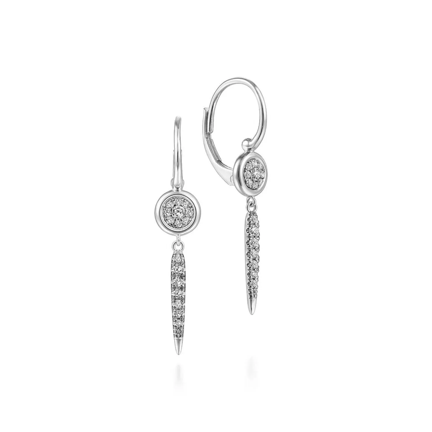 Gabriel & Co. Diamond Dangle "Drop" Earrings