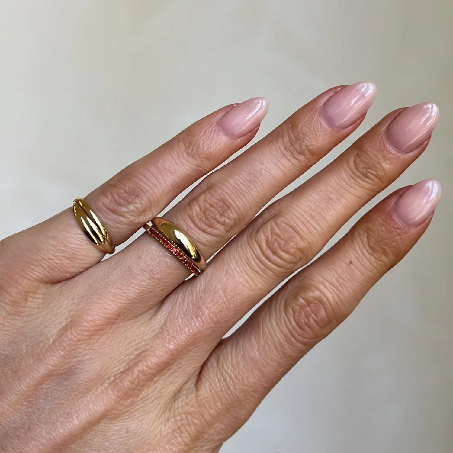 Garnet Row Ring