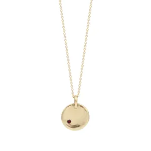 Georgia Necklace | Gold   Birthstone