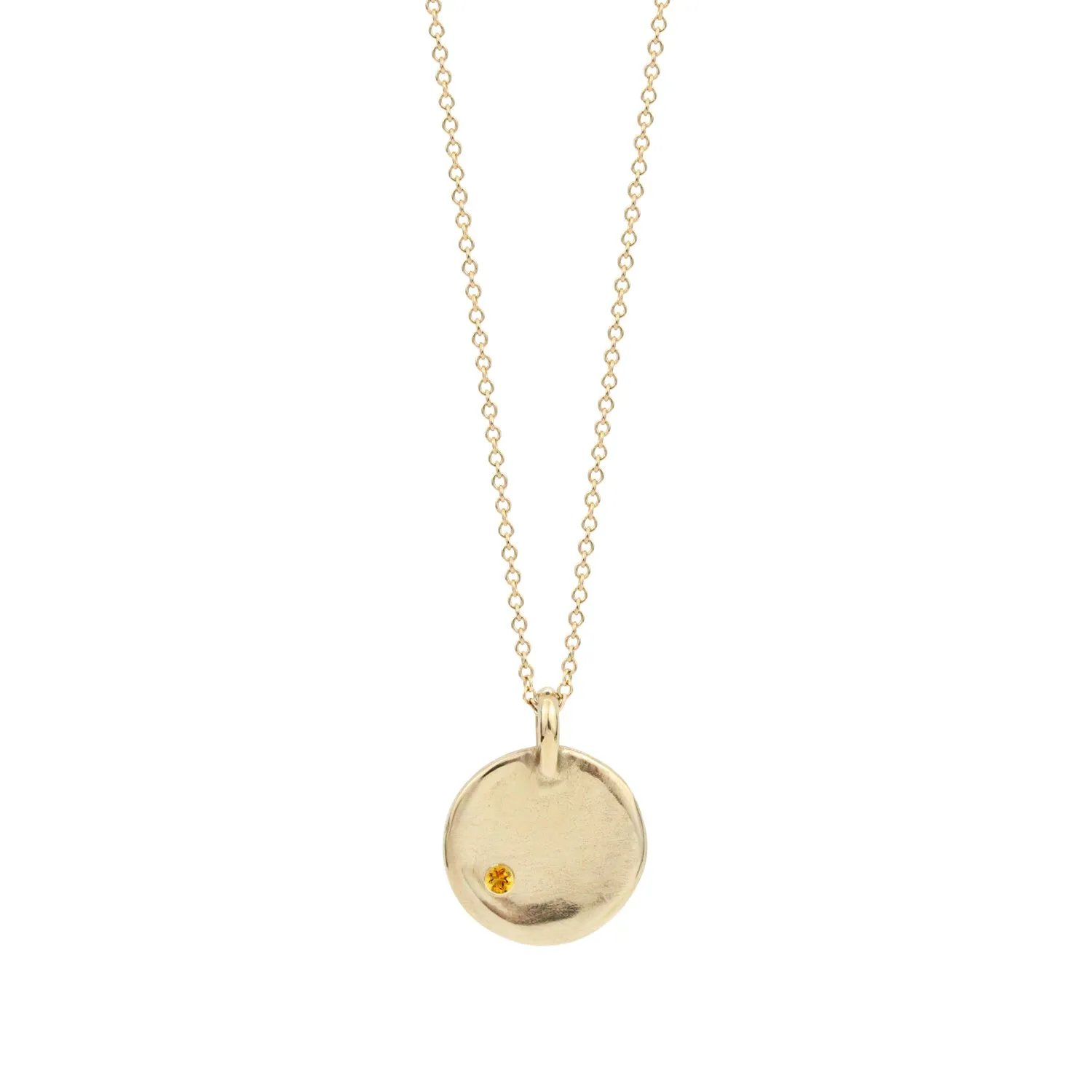 Georgia Necklace | Gold   Birthstone