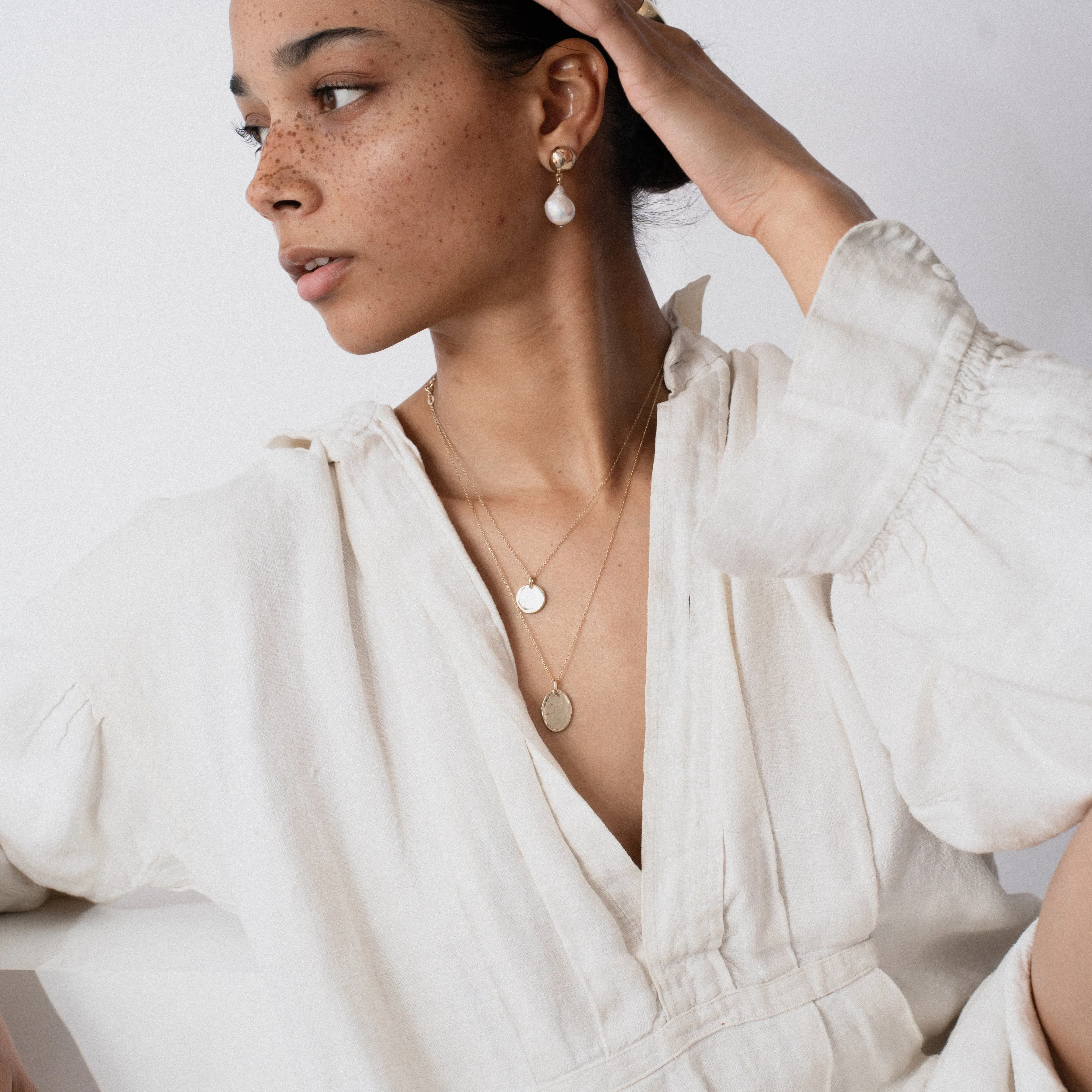 Georgia Necklace | Gold   Birthstone