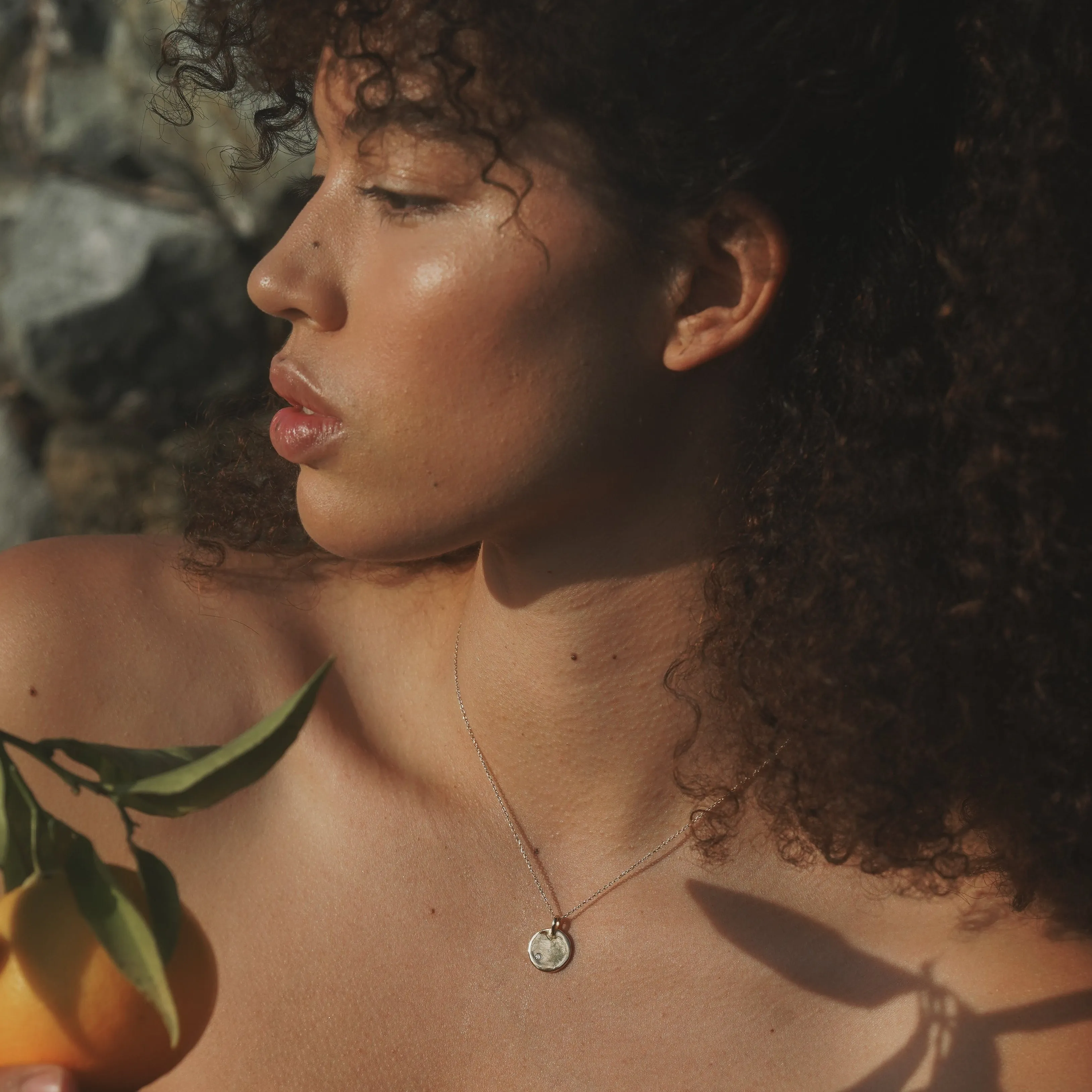 Georgia Necklace | Gold   Birthstone