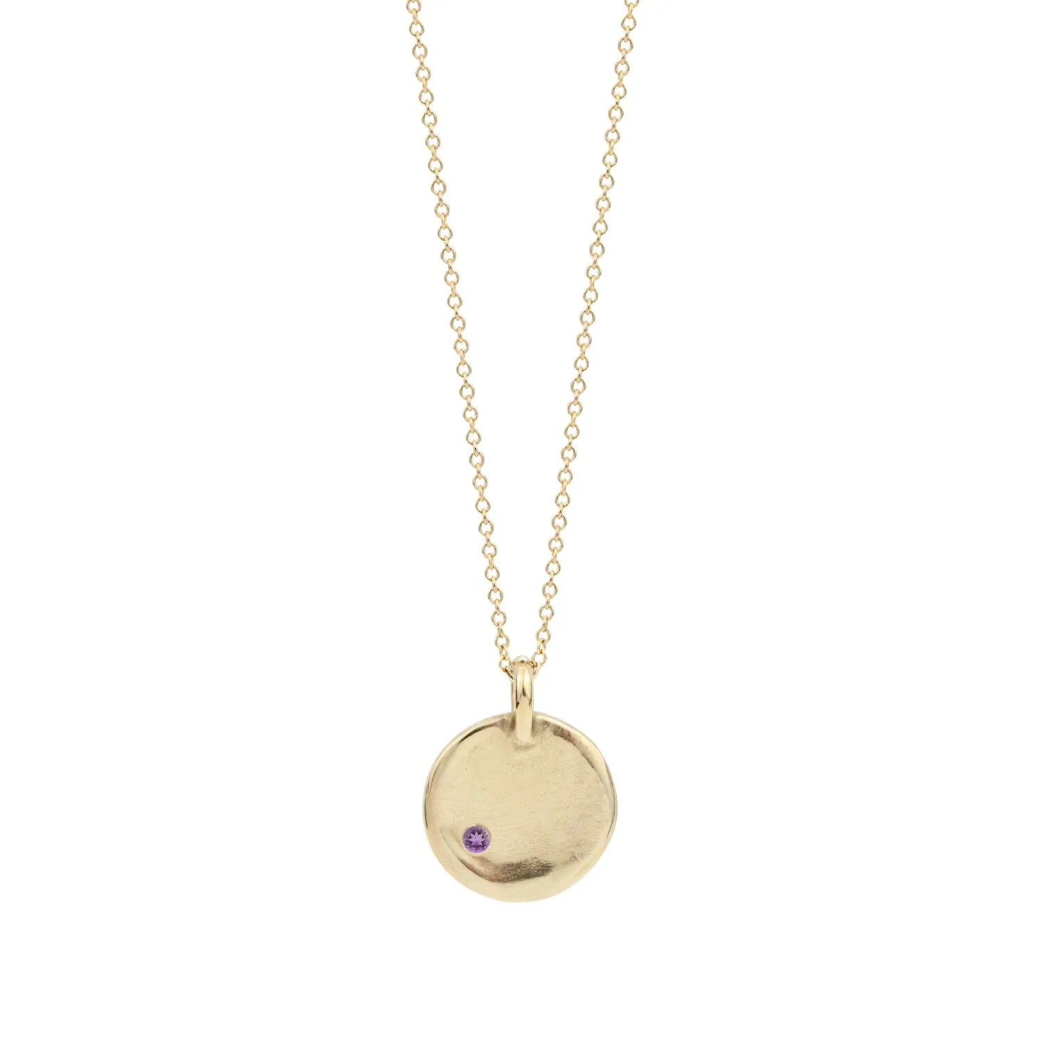 Georgia Necklace | Gold   Birthstone
