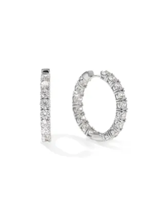 GLAMOROUS - Earrings • Color: White Gold