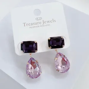 Glamorous Plum Earrings