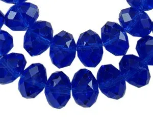 Glass Abacus 12x8 Blue
