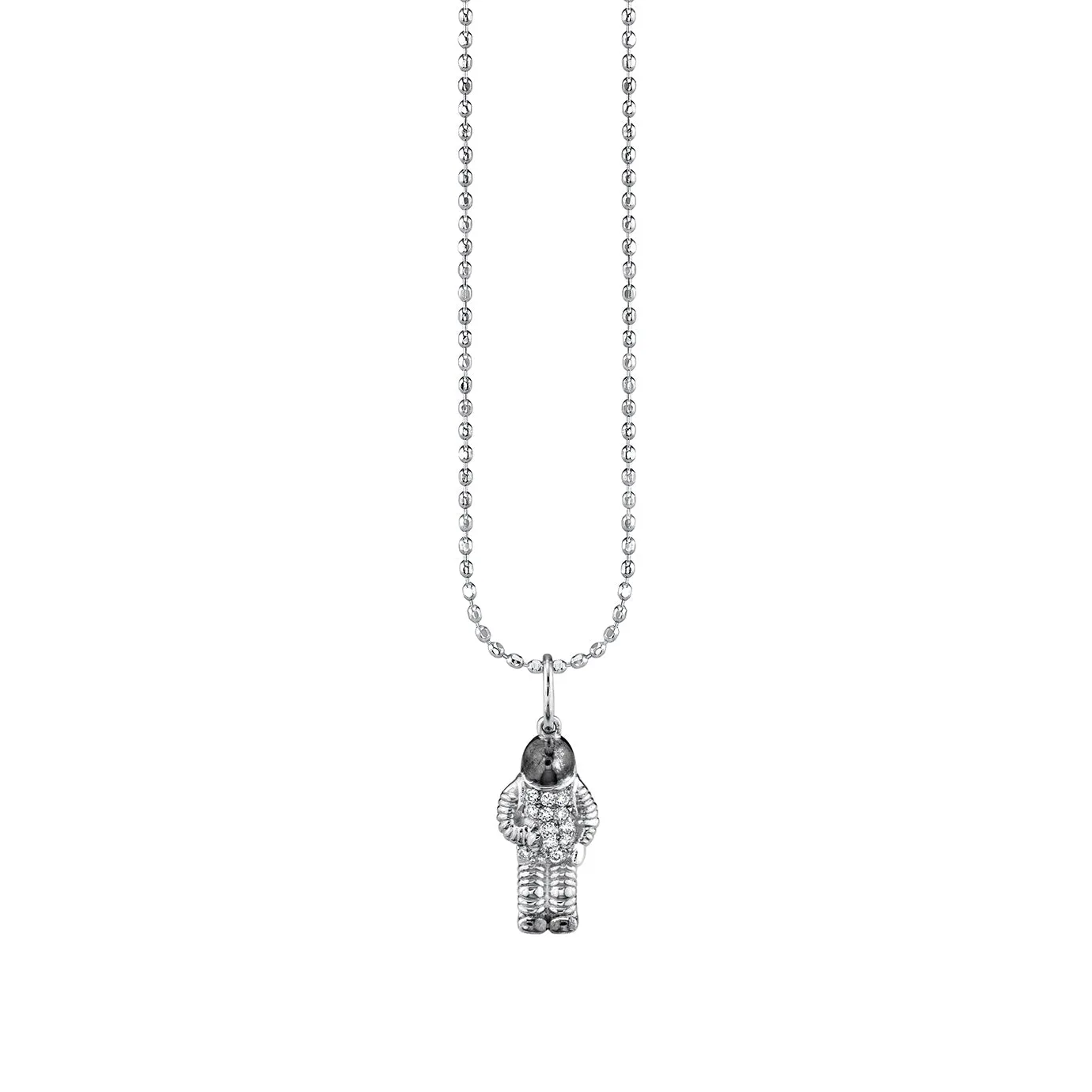 Gold & Diamond Astronaut Charm