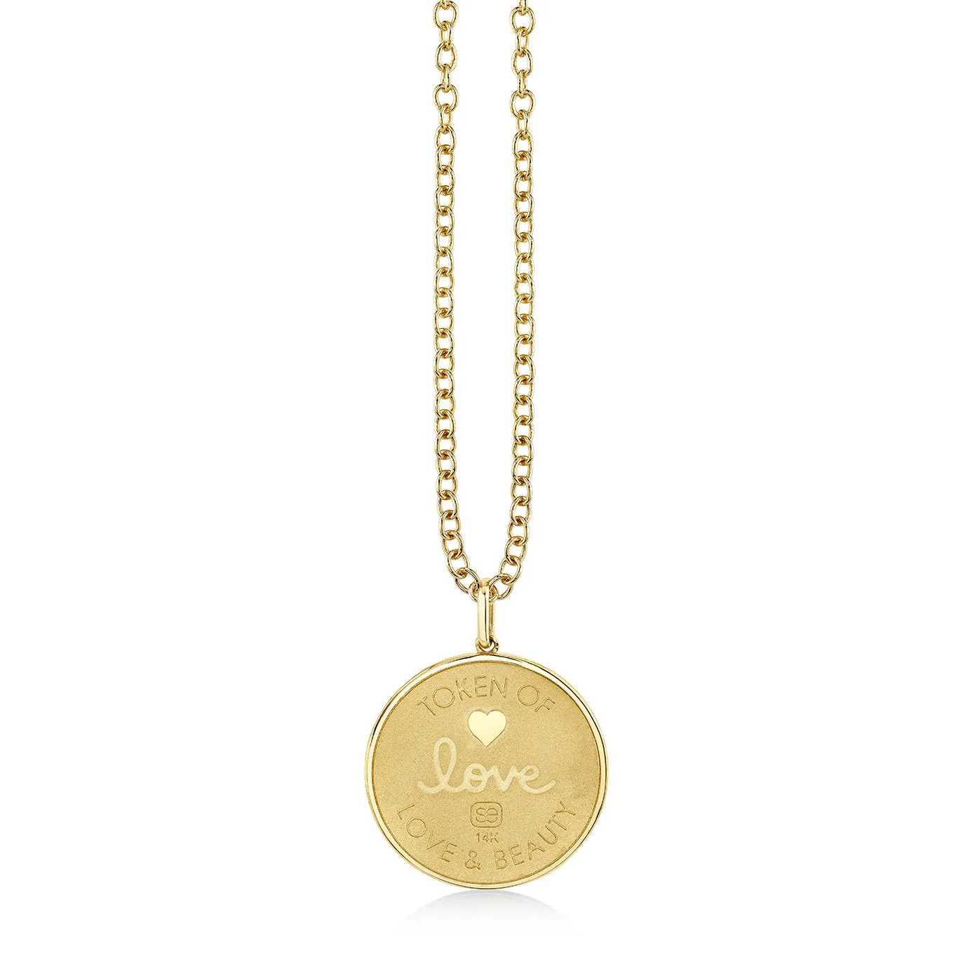 Gold & Diamond Birth of Venus Coin Charm