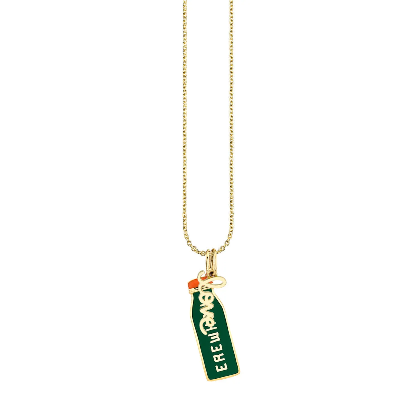 Gold & Enamel Large Erewhon x Sydney Evan Necklace