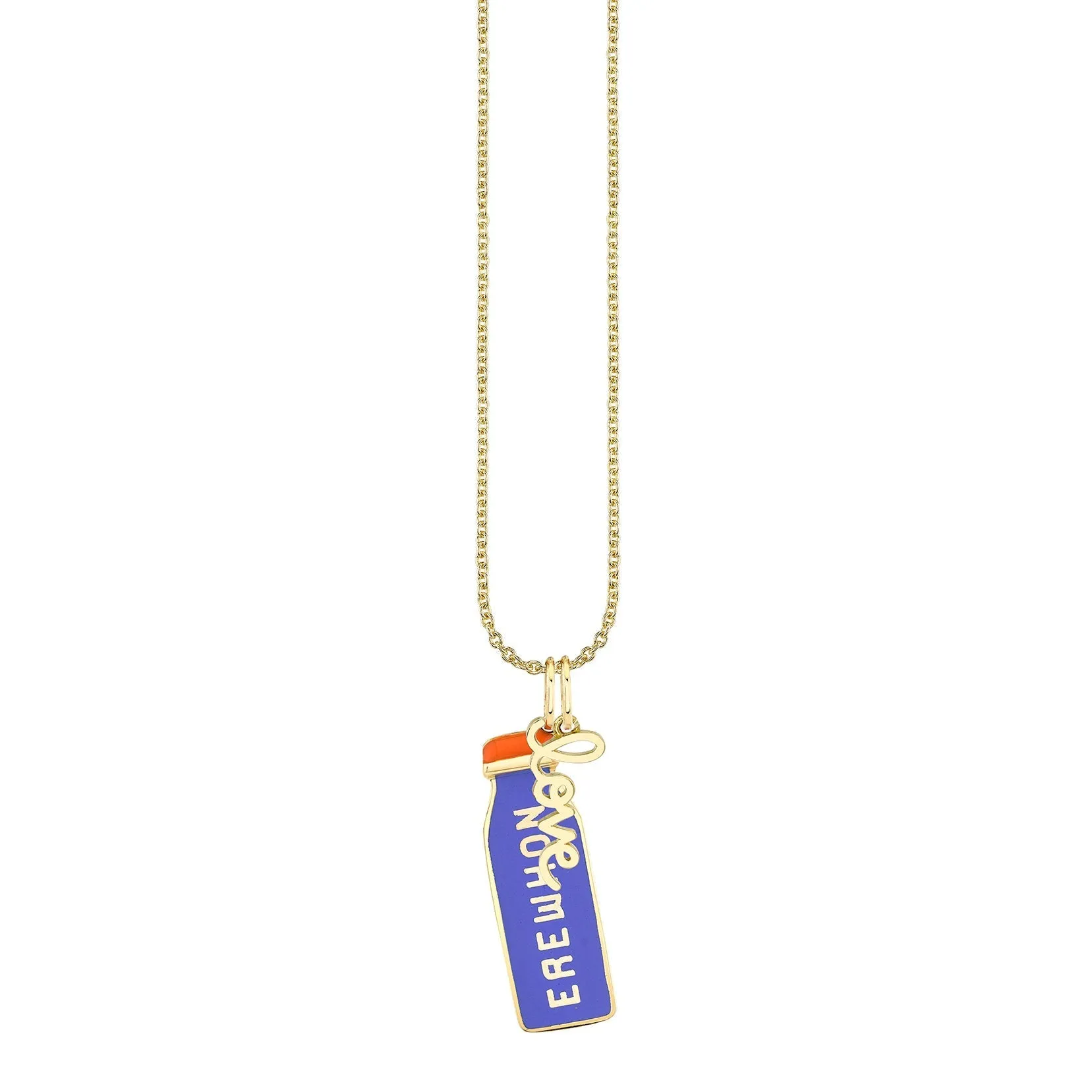 Gold & Enamel Large Erewhon x Sydney Evan Necklace