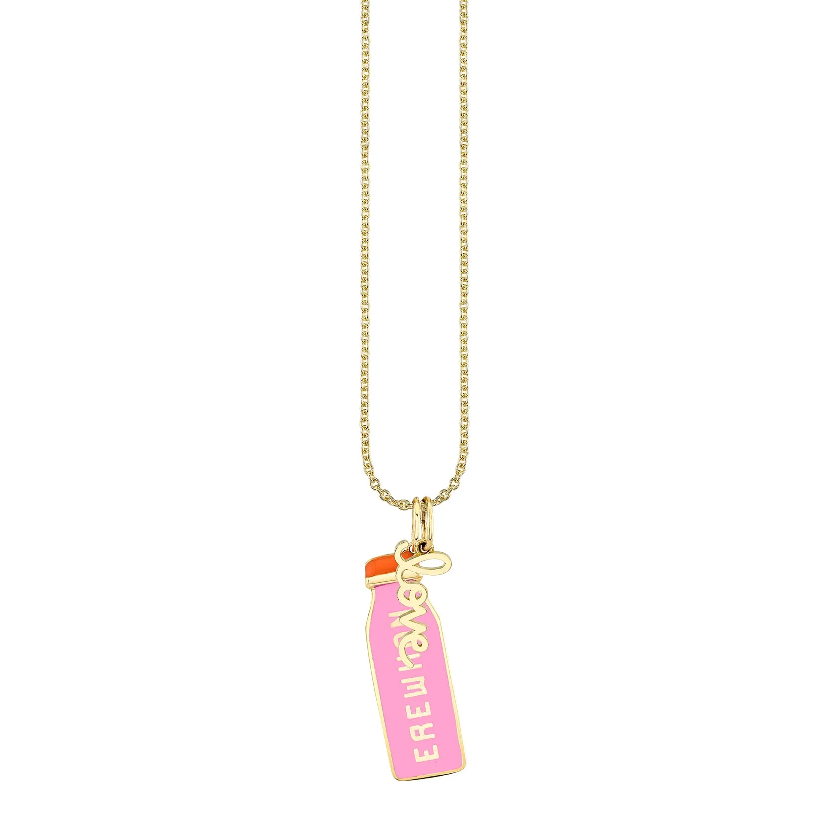 Gold & Enamel Large Erewhon x Sydney Evan Necklace