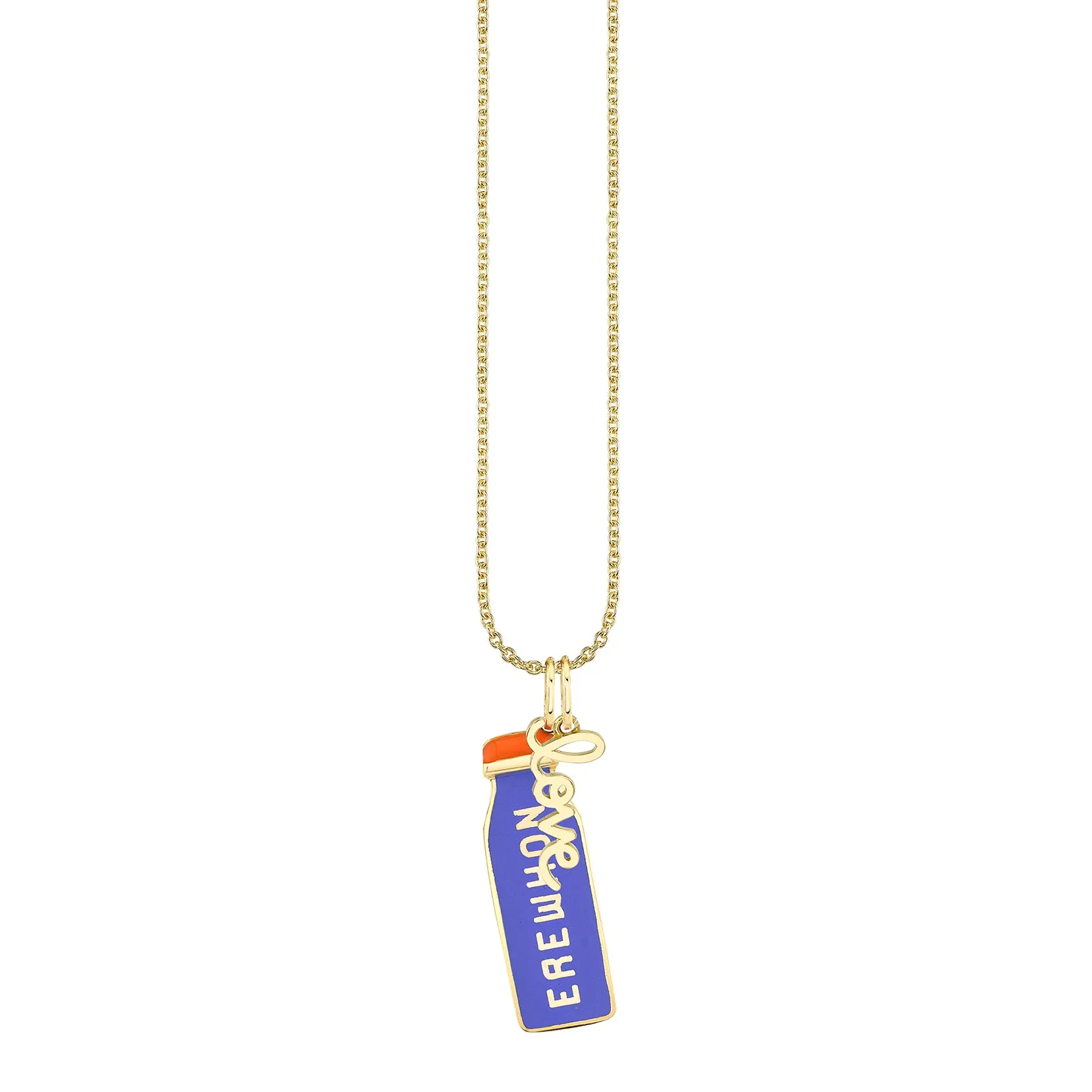 Gold & Enamel Large Erewhon x Sydney Evan Necklace