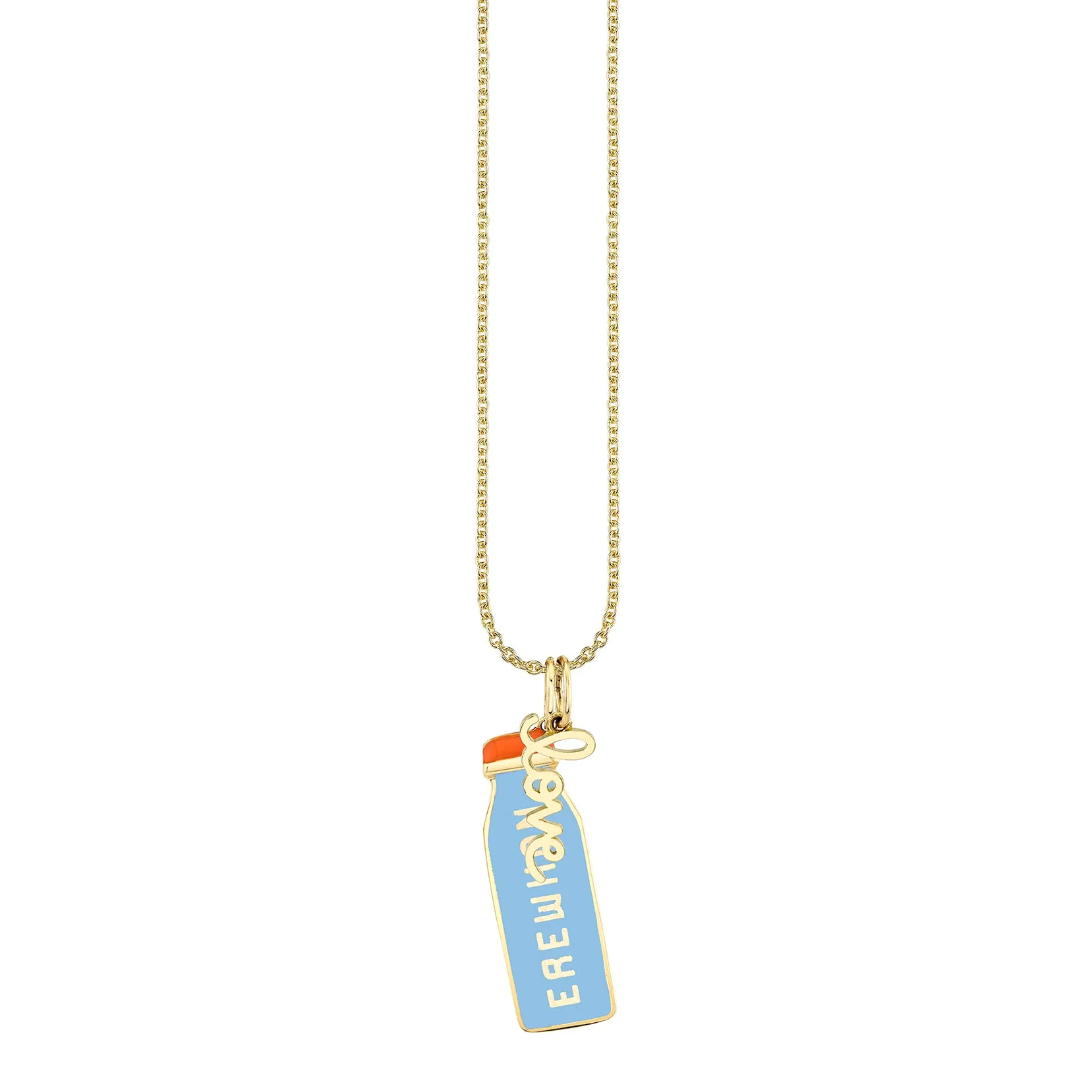 Gold & Enamel Large Erewhon x Sydney Evan Necklace