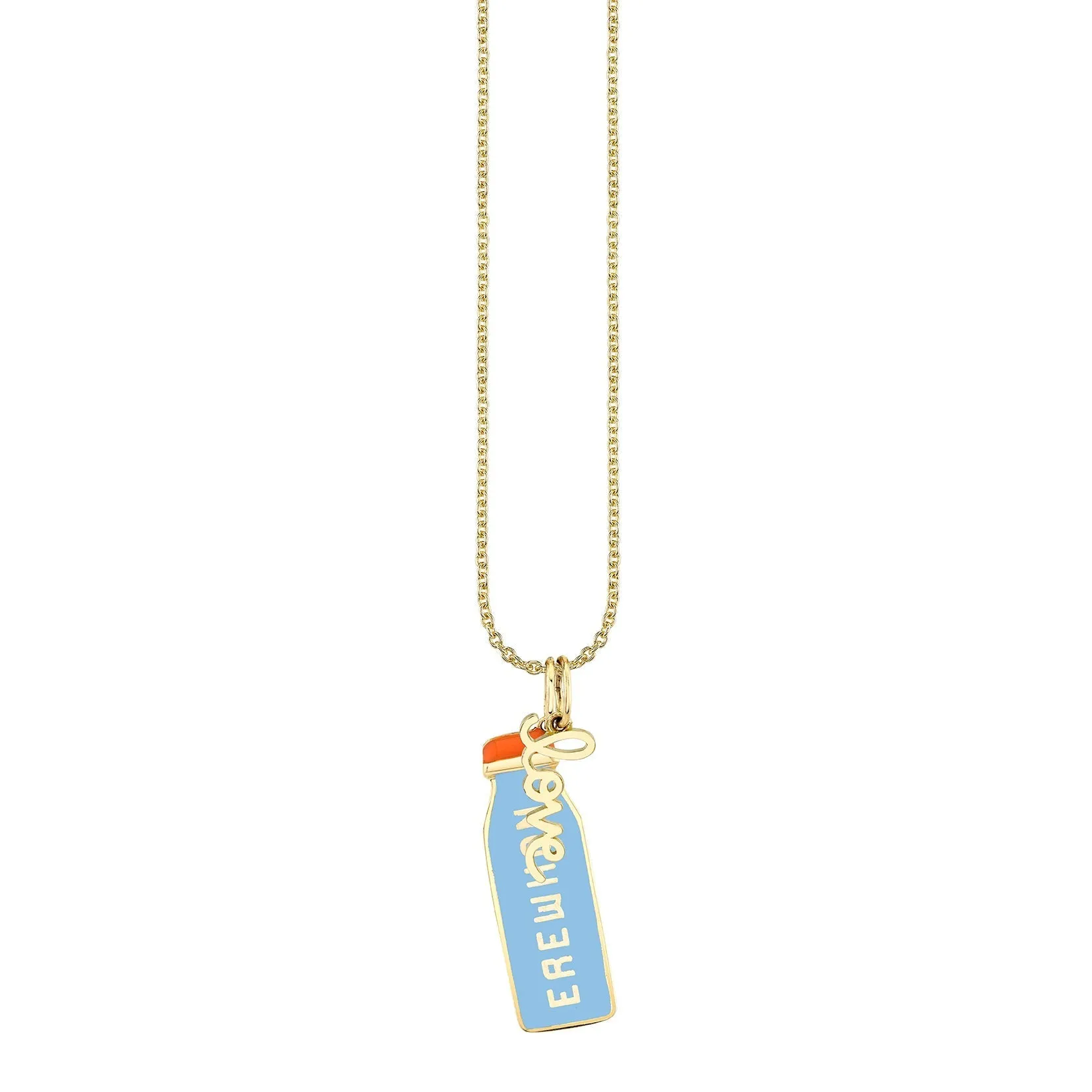 Gold & Enamel Large Erewhon x Sydney Evan Necklace