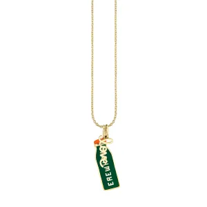 Gold & Enamel Large Erewhon x Sydney Evan Necklace