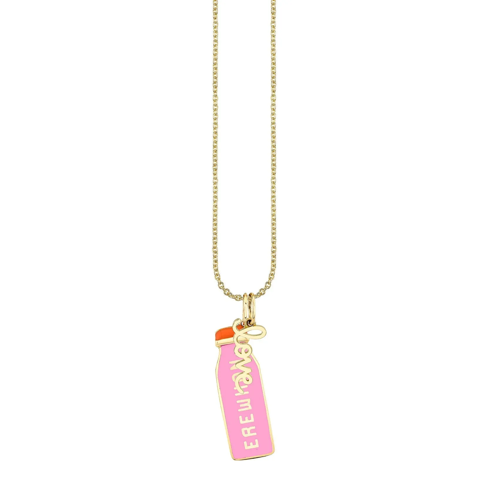 Gold & Enamel Large Erewhon x Sydney Evan Necklace