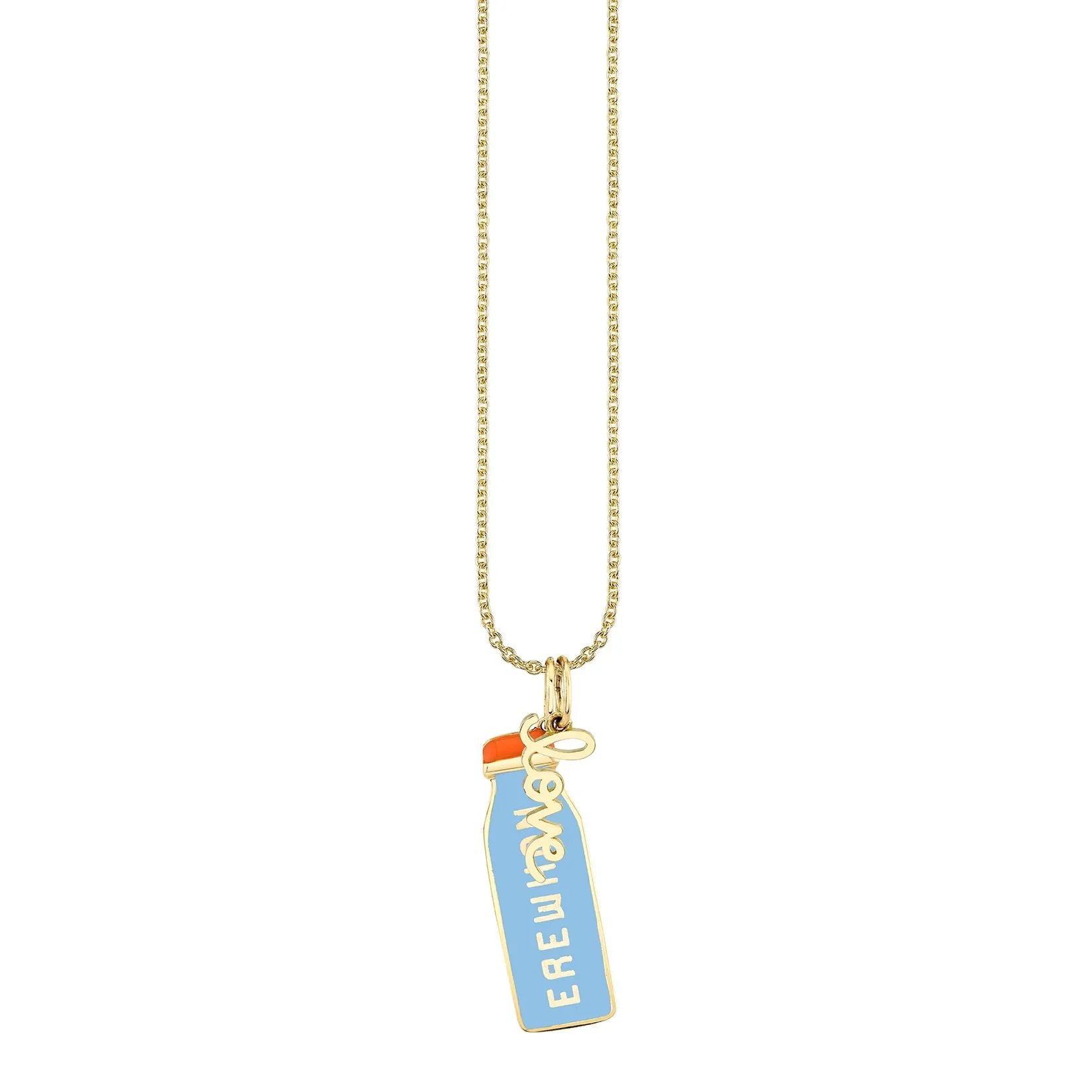 Gold & Enamel Large Erewhon x Sydney Evan Necklace