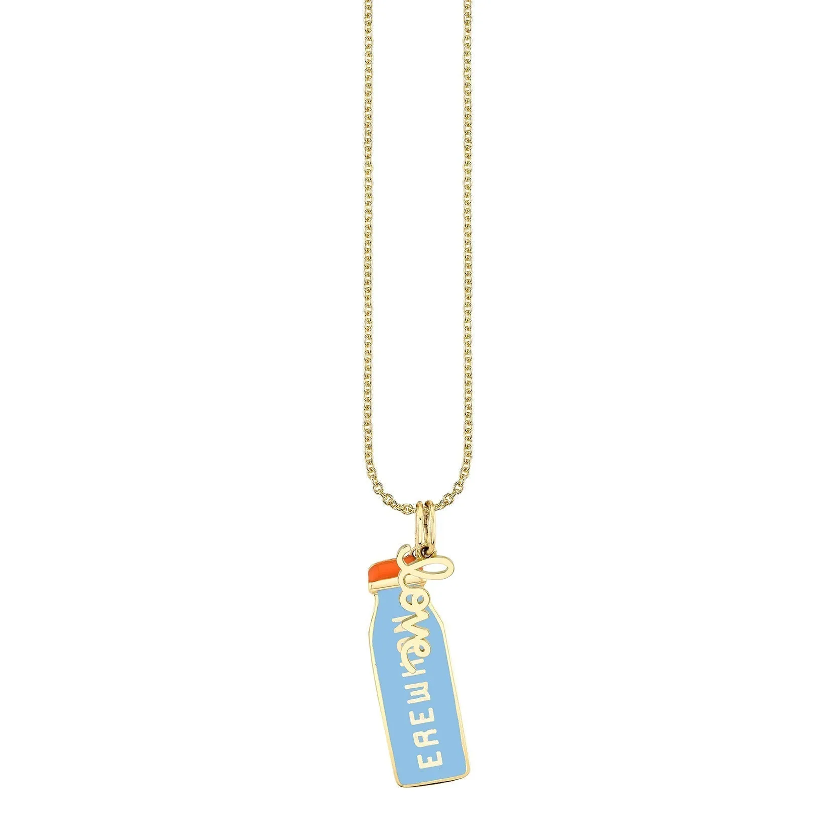 Gold & Enamel Large Erewhon x Sydney Evan Necklace