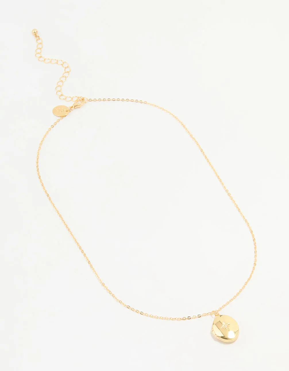 Gold Plated Celestial Pendant Necklace