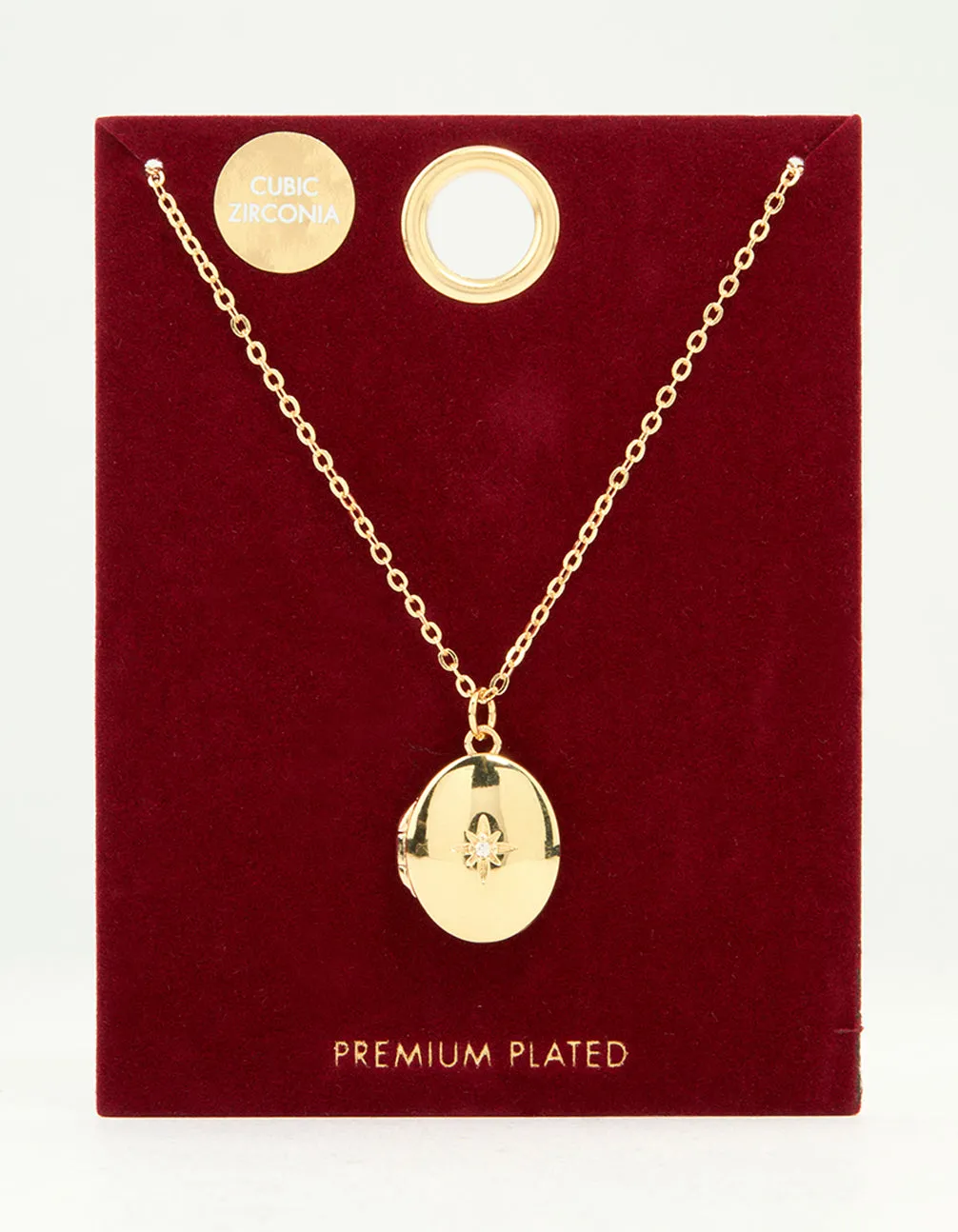 Gold Plated Celestial Pendant Necklace