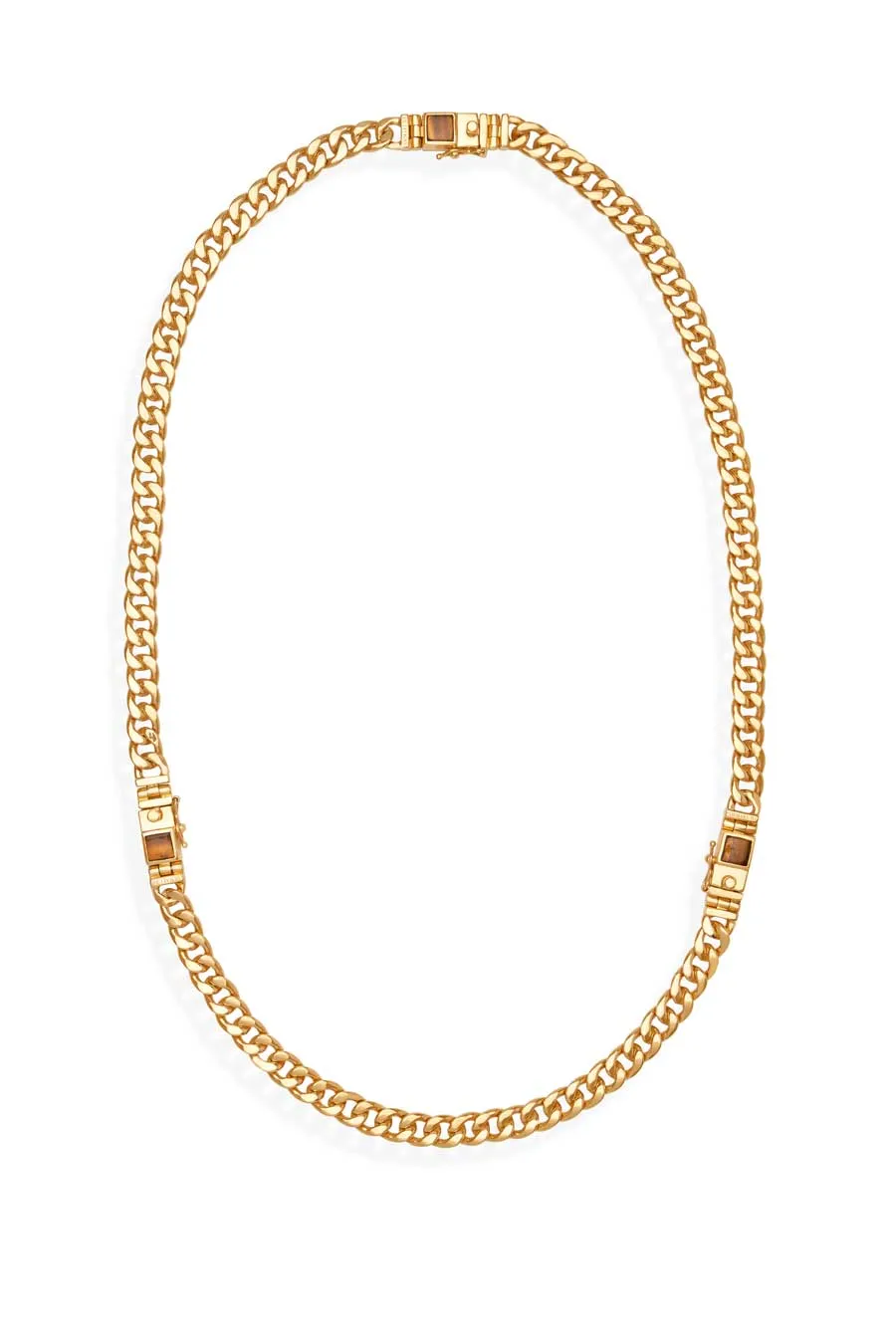 Gold Tiger’s Eye Bon Bon Chain Necklace