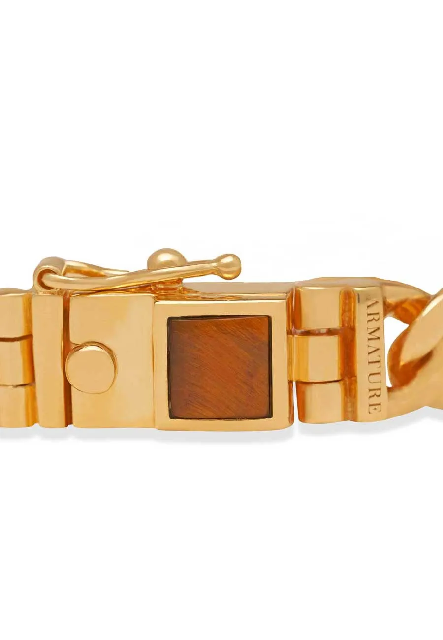 Gold Tiger’s Eye Bon Bon Chain Necklace