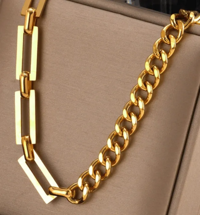 Goldie 18K Gold Link Necklace