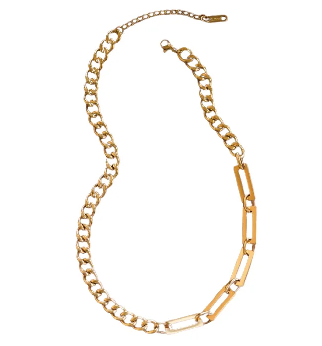 Goldie 18K Gold Link Necklace